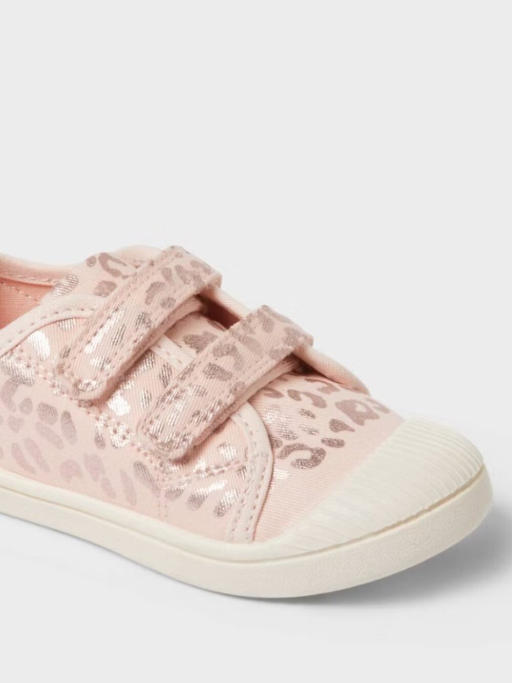 Cat & Jack Pink 7 Toddler Parker Hook and Loop Closure Leopard Print Sneakers - Picture 7 of 8